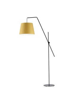 Czarna lampa stojąca do salonu na ruchomym ramieniu VIGO ze sklepu Lysne w kategorii Lampy podłogowe - zdjęcie 181847282