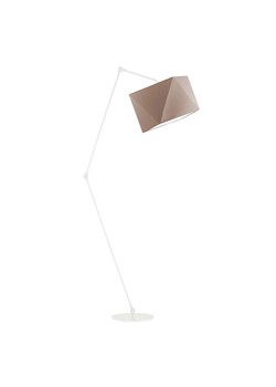 Industrialna regulowana lampa podłogowa OSAKA z beżowym abażurem ze sklepu Lysne w kategorii Lampy podłogowe - zdjęcie 181847974