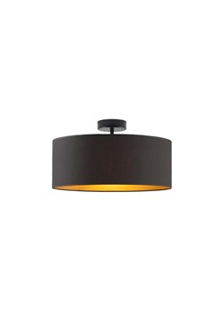 Czarny plafon ze złotym wnętrzem WENECJA GOLD fi - 40 cm ze sklepu Lysne w kategorii Lampy sufitowe - zdjęcie 181849844