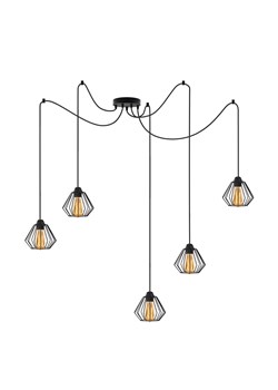 Pięcioramienna lampa wisząca typu spider DIORO LOFT L5 ze sklepu Lysne w kategorii Kolczyki - zdjęcie 181849974
