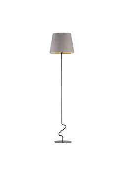 Szara lampa podłogowa w stylu skandynawskim SURAT VELUR ze sklepu Lysne w kategorii Lampy podłogowe - zdjęcie 181851042