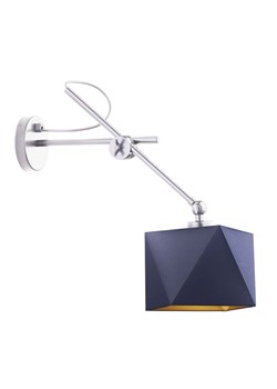 Srebrna lampa ścienna na wysięgniku do czytania TIRANA GOLD ze sklepu Lysne w kategorii Lampy ścienne - zdjęcie 181851274
