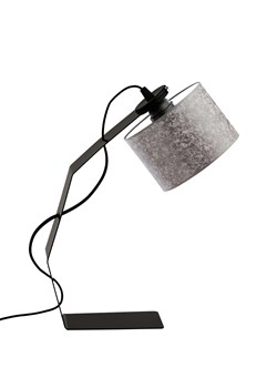 Metalowa lampa biurkowa z designerskim kloszem HAGA ze sklepu Lysne w kategorii Lampy stołowe - zdjęcie 181851910