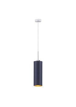 Granatowa lampa wisząca nad wyspę kuchenną tuba ELBA GOLD ze sklepu Lysne w kategorii Lampy wiszące - zdjęcie 181853044