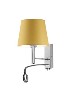Nowoczesny kinkiet ścienny LED do sypialni AUSTIN z dodatkowym panelem LED ze sklepu Lysne w kategorii Lampy ścienne - zdjęcie 181853103