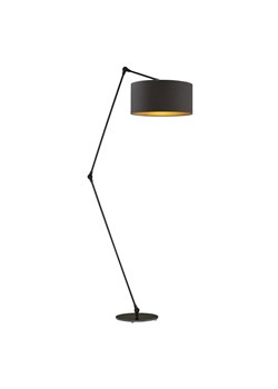 Czarna lampa stojąca łukowa BARI GOLD ze sklepu Lysne w kategorii Lampy podłogowe - zdjęcie 181854313