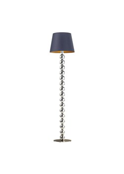 Srebrna lampa podłogowa do sypialni BANGKOK GOLD z designerskim stelażem z kul ze sklepu Lysne w kategorii Lampy podłogowe - zdjęcie 181854723