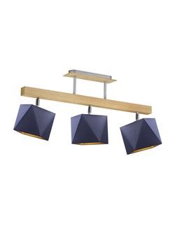 Drewniany plafon do kuchni na belce MIRAMAR GOLD ze sklepu Lysne w kategorii Lampy wiszące - zdjęcie 181854732