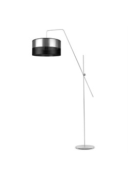 Srebrna regulowana lampa podłogowa BILBAO GLAM ze sklepu Lysne w kategorii Lampy podłogowe - zdjęcie 181856504