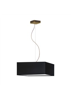 Nowoczesna lampa wisząca SANGRIA z kwadratowym abażurem - kolor czarny ze sklepu Lysne w kategorii Lampy wiszące - zdjęcie 181856534