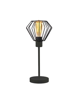 Czarna lampka stołowa na komodę loft TAZA LOFT ze sklepu Lysne w kategorii Lampy stołowe - zdjęcie 181858213