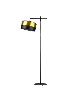 Czarna lampa stojąca z regulowanym ramieniem MELTON GLAM ze sklepu Lysne w kategorii Lampy podłogowe - zdjęcie 181858300