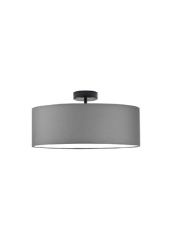 Minimalistyczny plafon do salonu WENECJA fi - 50 cm - kolor szary ze sklepu Lysne w kategorii Lampy sufitowe - zdjęcie 181858444