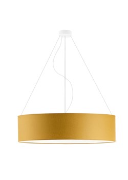 Lampa wisząca z regulacją wysokości PORTO fi - 80 cm - kolor musztardowy ze sklepu Lysne w kategorii Lampy wiszące - zdjęcie 181860040