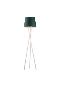 Drewniany trójnóg w stylu urban jungle ANDORA GOLD ze sklepu Lysne w kategorii Lampy podłogowe - zdjęcie 181860320