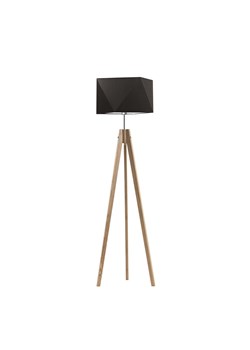 Drewniana lampa podłogowa z abażurem LAGOS ze sklepu Lysne w kategorii Lampy podłogowe - zdjęcie 181860632