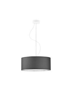 Elegancka lampa wisząca do salonu HAJFA fi - 40 cm - kolor grafitowy ze sklepu Lysne w kategorii Lampy wiszące - zdjęcie 181861470