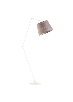 Biała lampa stojąca na wysięgniku MANILA ze sklepu Lysne w kategorii Lampy podłogowe - zdjęcie 181861814
