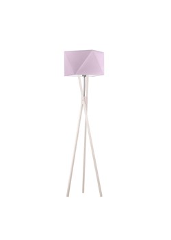 Drewniana lampa stojąca z abażurem TULUZA ze sklepu Lysne w kategorii Lampy podłogowe - zdjęcie 181862290