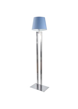 Srebrna lampa stojąca z niebieskim abażurem do pokoju dziecka VEGAS ze sklepu Lysne w kategorii Lampy dziecięce - zdjęcie 181863250