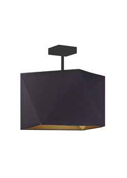Czarna lampa sufitowa TACOMA GOLD z abażurem ze sklepu Lysne w kategorii Lampy sufitowe - zdjęcie 181863281