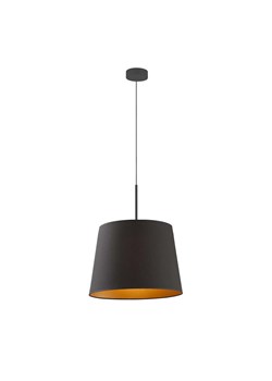 Czarna lampa wisząca do salonu z regulacją wysokości SARI GOLD ze sklepu Lysne w kategorii Lampy wiszące - zdjęcie 181863491