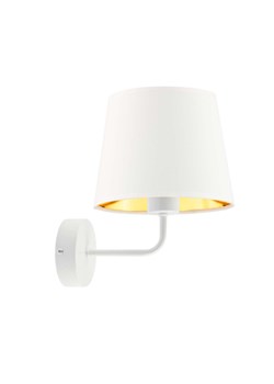 Biały kinkiet ścienny glamour RIMINI GOLD ze sklepu Lysne w kategorii Lampy ścienne - zdjęcie 181864610
