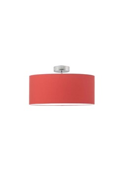 Prosty plafon sufitowy z abażurem WENECJA fi - 40 cm - kolor czerwony ze sklepu Lysne w kategorii Lampy sufitowe - zdjęcie 181865244