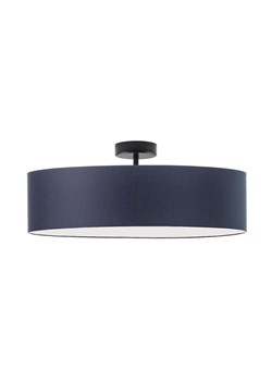 Plafon sufitowy z cylindrycznym abażurem WENECJA fi - 60 cm - kolor granatowy - id: 2929 - marki Ciekot Partners Sp. Z O. O. - 181865253 Plafon sufitowy z cylindrycznym abażurem WENECJA fi - 60 cm - kolor granatowy ze sklepu Lysne w kategorii Lampy sufitowe - zdjęcie 181865253
