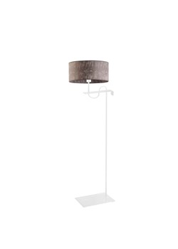 Biała lampa podłogowa z abażurem KAMERUN ze sklepu Lysne w kategorii Lampy podłogowe - zdjęcie 181865874