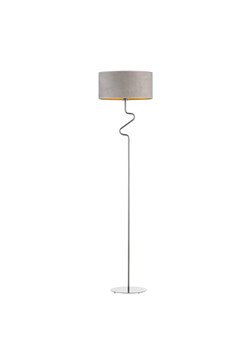Szara lampa stojąca w stylu scandi MORONI VELUR ze sklepu Lysne w kategorii Lampy podłogowe - zdjęcie 181866183