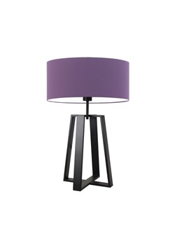 Czarna lampa stołowa w stylu vintage THOR z fioletowym abażurem ze sklepu Lysne w kategorii Lampy stołowe - zdjęcie 181866810
