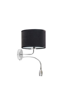 Kinkiet z dodatkowym oświetleniem LED CAPRI VELUR ze sklepu Lysne w kategorii Lampy ścienne - zdjęcie 181866842