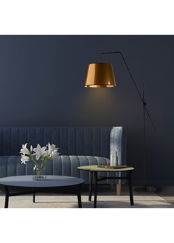 Miedziana lampa stojąca na wysięgniku regulowanym VIGO MIRROR ze sklepu Lysne w kategorii Lampy podłogowe - zdjęcie 181867543