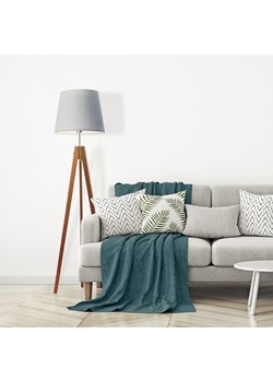 Mahoniowa lampa podłogowa z abażurem ARUBA ze sklepu Lysne w kategorii Lampy podłogowe - zdjęcie 181869170
