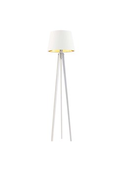 Lampa stojąca drewniana do salonu CURACAO GOLD ze sklepu Lysne w kategorii Lampy podłogowe - zdjęcie 181870132