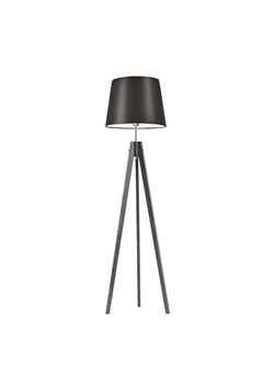 Drewniana lampa podłogowa na trójnogu w kolorze hebanowym ARUBA ze sklepu Lysne w kategorii Lampy podłogowe - zdjęcie 181870974