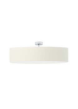 Klasyczna plafoniera sufitowa do salonu GRENADA  fi - 80 cm - kolor ecru ze sklepu Lysne w kategorii Lampy sufitowe - zdjęcie 181871571