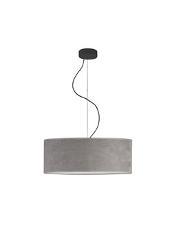 Nowoczesny żyrandol do jadalni HAJFA VELUR fi - 50 cm kolor szary ze sklepu Lysne w kategorii Lampy wiszące - zdjęcie 181872233