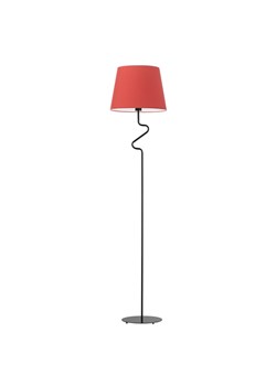 Stojąca lampa do sypialni FOGO w kolorze czarno-czerwonym ze sklepu Lysne w kategorii Lampy podłogowe - zdjęcie 181872550
