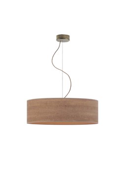 Nowoczesny żyrandol do jadalni HAJFA ECO fi - 60 cm - kolor orzechowy ze sklepu Lysne w kategorii Lampy wiszące - zdjęcie 181872752