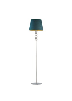 Srebrna lampa stojąca do salonu SEUL VELUR ze sklepu Lysne w kategorii Lampy podłogowe - zdjęcie 181873322