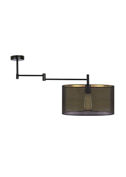 Czarna lampa sufitowa z regulowanym ramieniem RANGUN AŻUR ze sklepu Lysne w kategorii Lampy wiszące - zdjęcie 181873962