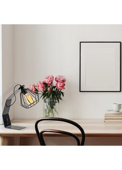 Lampka biurkowa czarna loft KABUL LOFT ze sklepu Lysne w kategorii Lampy stołowe - zdjęcie 181874291