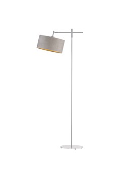 Srebrna lampa podłogowa z regulowanym ramieniem MELTON VELUR ze sklepu Lysne w kategorii Lampy podłogowe - zdjęcie 181874740