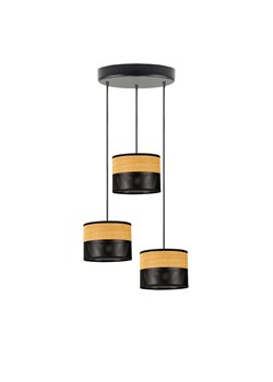 3-punktowa lampa wisząca z regulacją wysokości PUEBLO DUAL ze sklepu Lysne w kategorii Lampy wiszące - zdjęcie 181875153