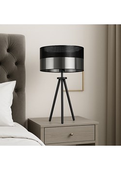 Lampka nocna glamour srebrna ALTA GLAM ze sklepu Lysne w kategorii Lampy stołowe - zdjęcie 181875470