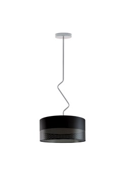 Piękna lampa sufitowa do salonu LOZANNA GLAM fi - 40 cm z ozdobnym stelażem w kształcie fali ze sklepu Lysne w kategorii Lampy sufitowe - zdjęcie 181875503