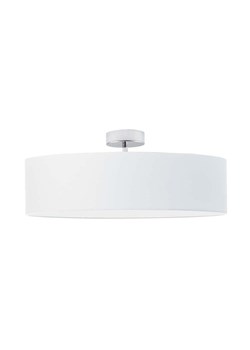 Biały plafon sufitowy do sypialni WENECJA fi - 60 cm - kolor biały ze sklepu Lysne w kategorii Lampy sufitowe - zdjęcie 181875653