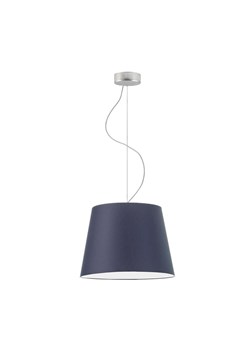 Granatowa lampa wisząca do kuchni z abażurem TUNIS - kolor granatowy ze sklepu Lysne w kategorii Lampy wiszące - zdjęcie 181876423